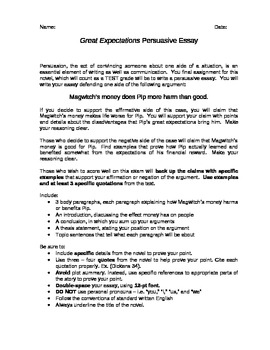 great expectations grade 9 essay