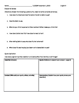 Great Expectations Unit Resources by Study Confident | TPT