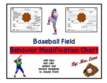 Preview of Baseball Field Behavior Modification Chart