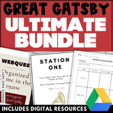 Great Gatsby BUNDLE Novel Study Unit with Lessons, Digital