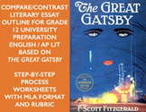 Great Gatsby Compare/Contrast Essay - ENG4U 12 University Prep English/AP Lit