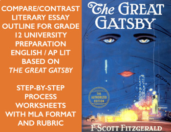 Preview of Great Gatsby Compare/Contrast Essay - ENG4U 12 University Prep English/AP Lit