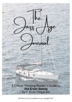 Preview of Great Gatsby Critical Thinking Reading Guide w/ Key JAZZ AGE JOURNAL