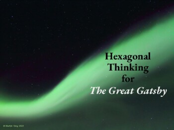 Preview of Great Gatsby Hexagonal Thinking Project