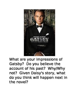 great gatsby creative writing prompts