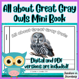 Great Gray Owl Mini Research Book