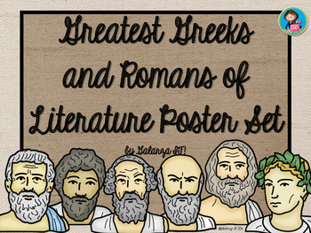 Preview of Great Greek and Roman of Literature Poster Set