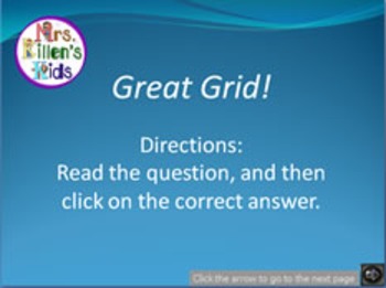Preview of Great Grid! Practice Ordered Pairs