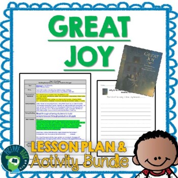 Preview of Great Joy by Kate DiCamillo Lesson Plan and Activities