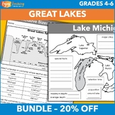 Great Lakes Unit - Geography, Science & ELA Activities for