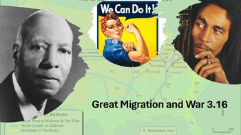 Preview of Great Migration and War AP African American Studies Unit 3