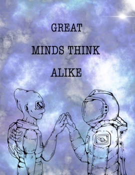 Preview of Great Minds Think Alike Poster