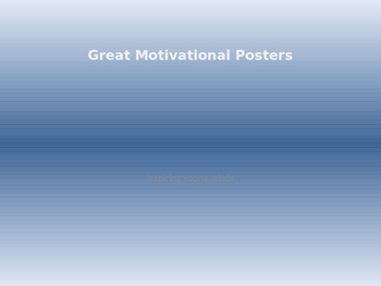 Preview of Great Motivational Posters