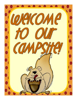Great Outdoors "Welcome To Our Campsite" Posters