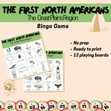 Great Plains Bingo Game Early People of North America Nati