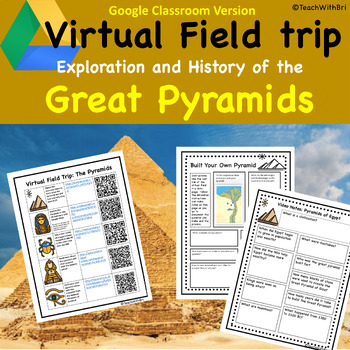 Preview of Great Pyramids of Egypt Virtual Field Trip for Google Classroom