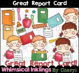 Great Report Card Clipart Collection
