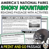 Great Smoky Mountains National Park Reading Passage Smoky 