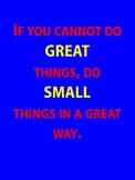 Great Things Small Things Poster