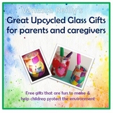 Earth Day - Great Upcycled Glass Gift Craft for parents an