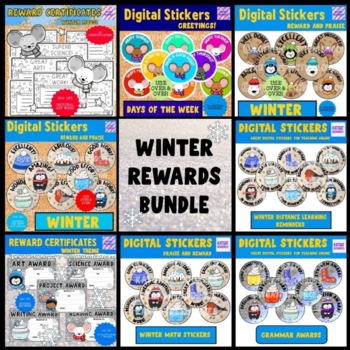 Preview of Great Value Digital Stickers and Digital and Printable Reward Certificates