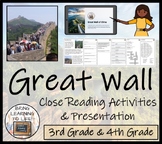 Great Wall of China Close Reading Comprehension Activity |