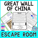 Great Wall of China ESCAPE ROOM - Reading Comprehension - 