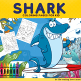 Great White Fun: Shark Coloring Pages for Kids