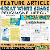 Shark Feature Article Issue Report Writing & Reading Compr
