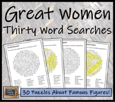 Great Women Word Search Puzzle Collection