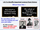 Great Women in History (primary lesson for Women's History Month)