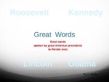 Preview of Great Words