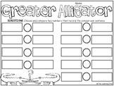 Greater Alligator {Greater Than/Less Than} FREEBIE