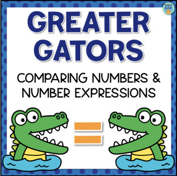 Preview of Greater Than Less Than Alligator Comparing Numbers Activities Worksheet