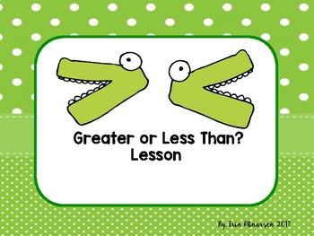 Greater/ Less than/ Equal to Lesson by Mrs Ms Minarschmallows | TpT