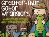 Greater-Than Gator Wranglers {1st-2nd grade Math Centers}