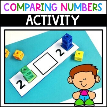Preview of Greater Than Less Than Activity Comparing Numbers Kindergarten First Grade