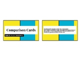 Greater Than, Less Than, Equal To Comparison Card Game