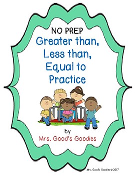 greater than less than equal to practice