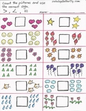 Greater Than, Less Than Hand-Drawn Printables