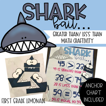 Preview of Greater Than Less Than Shark