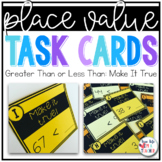 Greater Than Less Than Task Cards {2 Digit Numbers}