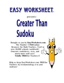 Greater Than Sudoku -- Practice inequalities with sudoku!