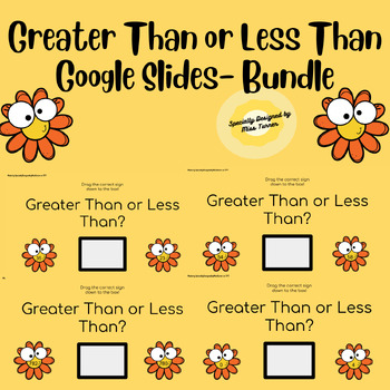 Preview of Greater Than or Less Than Bundle- Google Slides