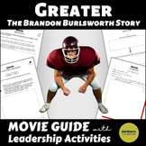 Greater (The Brandon Burlsworth Story) Movie Guide with Le