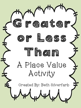 Greater or Less Than: A Place Value Activity