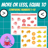 Greater than Less than / Comparing numbers from 1 - 10 / More or Less