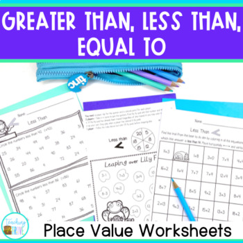 greater than less than equal to worksheets for grade 2