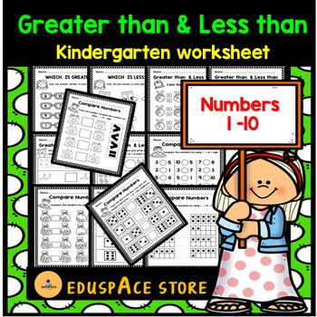 Preview of Greater than less than worksheet