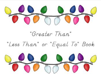 Preview of Greater/Less Than Equal to Book